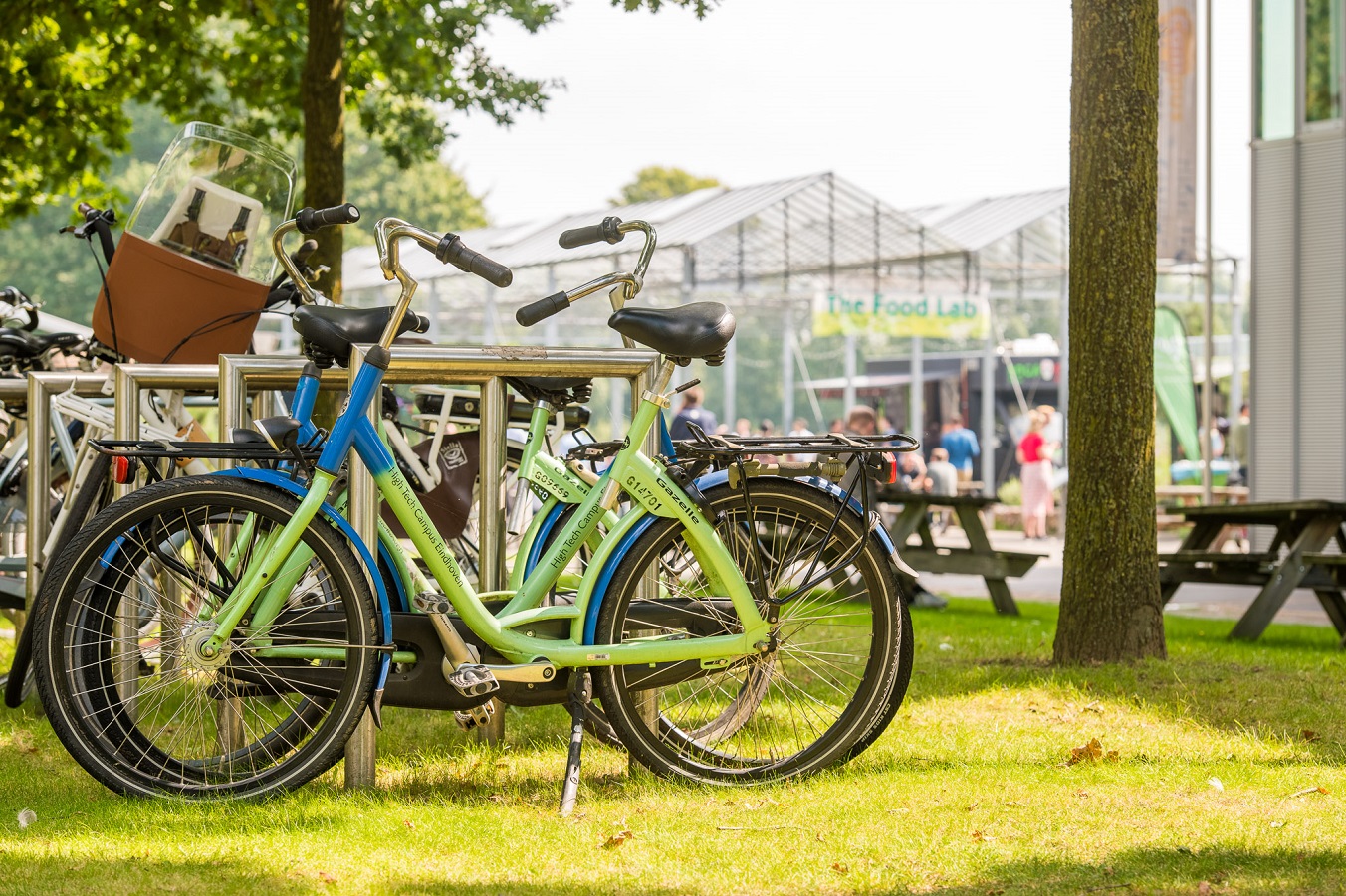 Met de fiets