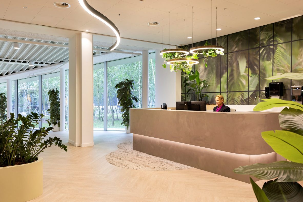 Reception desks