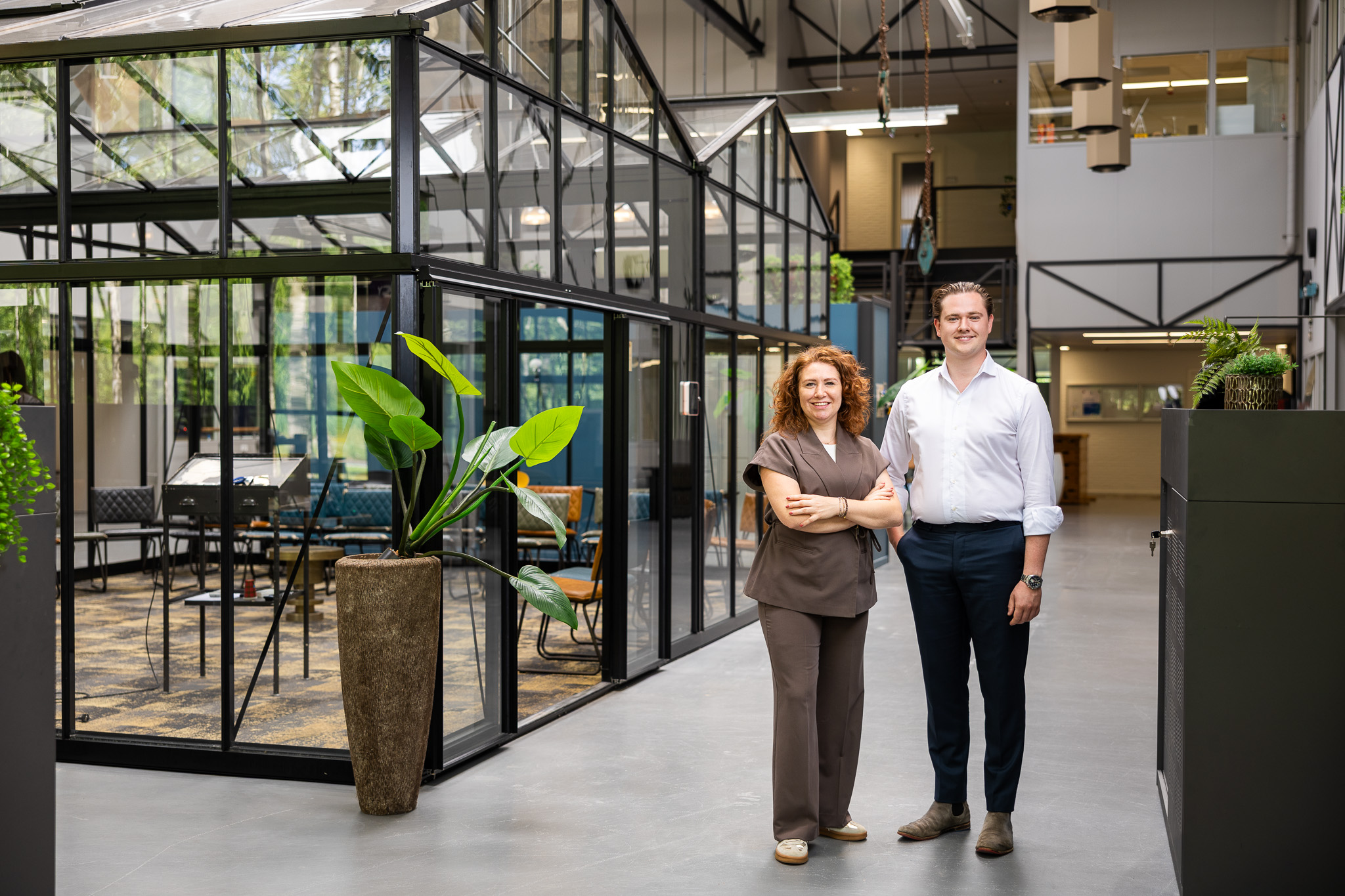 Anke Jutten en Jesper Beerens in HTC 27, High Tech Campus Eindhoven