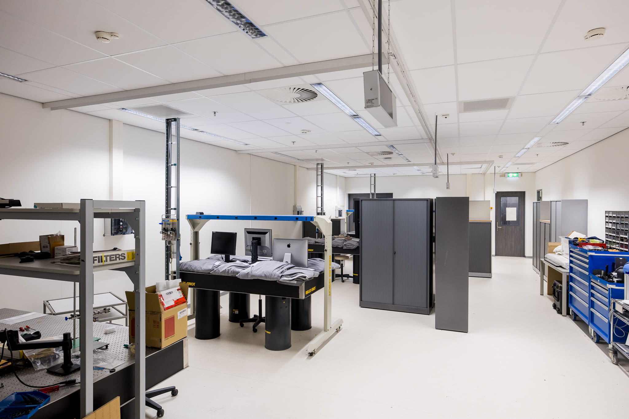 Laser-safe room at High Tech Campus Eindhoven