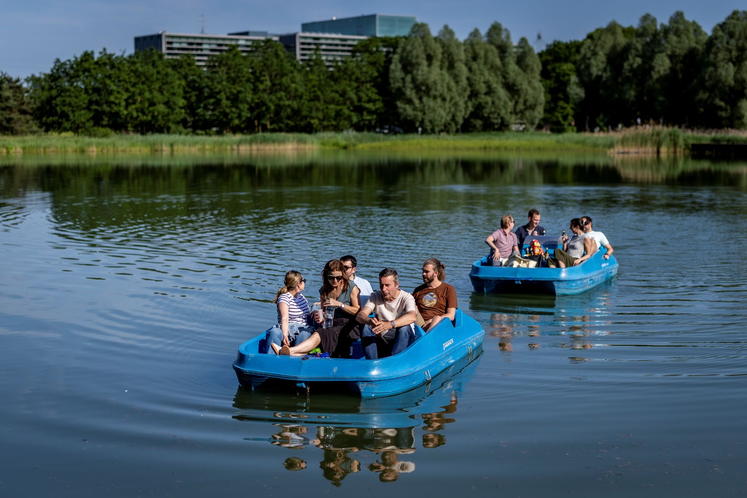 High Tech Campus Eindhoven pedal boats