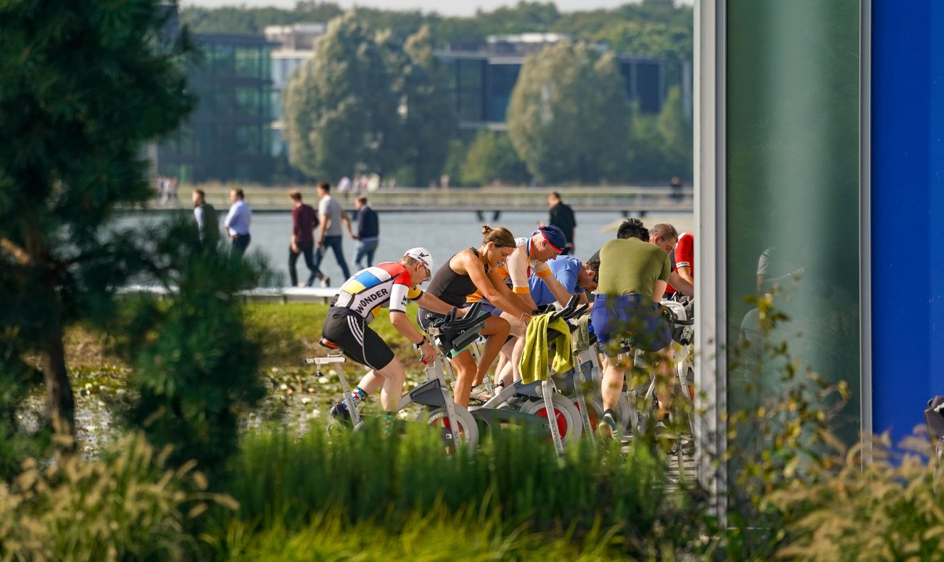 Back to work, back to sports at High Tech Campus Eindhoven